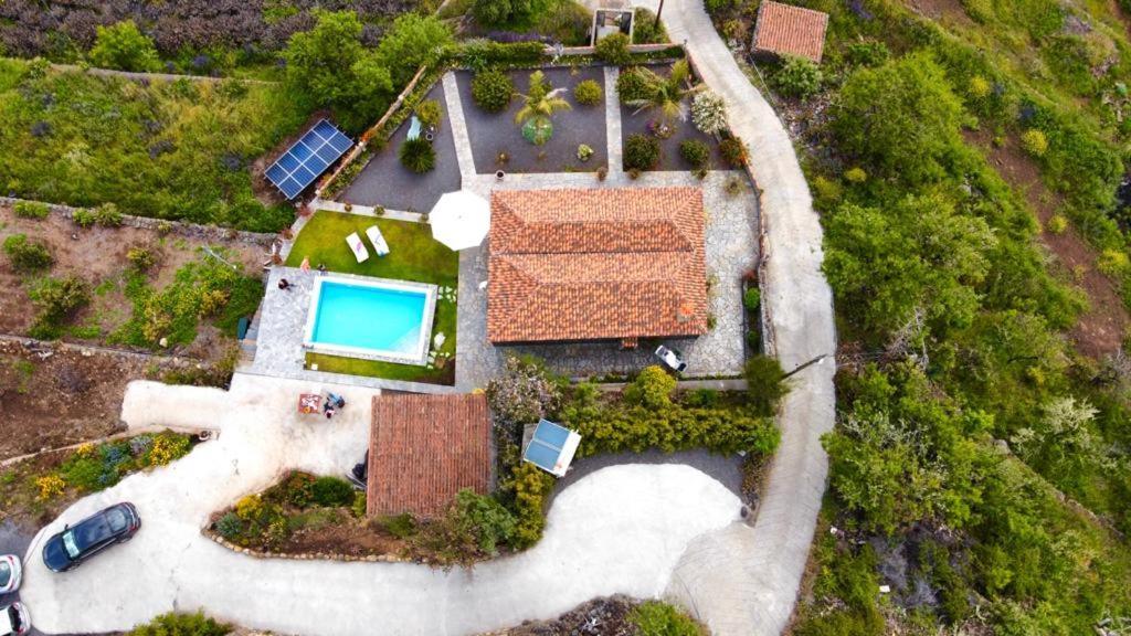 Climatized Pool Free Wifi Casa Rural Las Pareditas Tijarafe Dış mekan fotoğraf