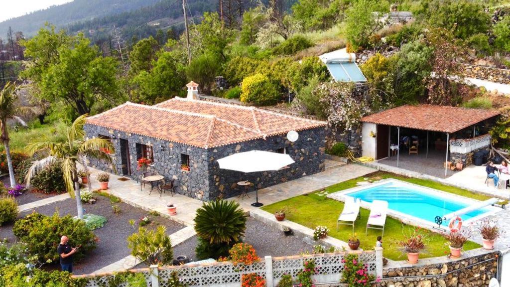 Climatized Pool Free Wifi Casa Rural Las Pareditas Tijarafe Dış mekan fotoğraf