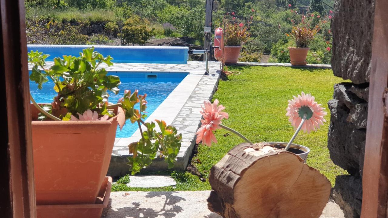 Climatized Pool Free Wifi Casa Rural Las Pareditas Tijarafe Dış mekan fotoğraf