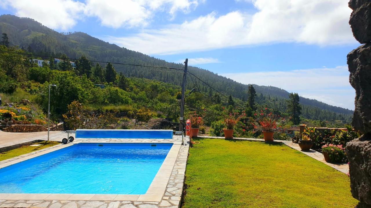 Climatized Pool Free Wifi Casa Rural Las Pareditas Tijarafe Dış mekan fotoğraf